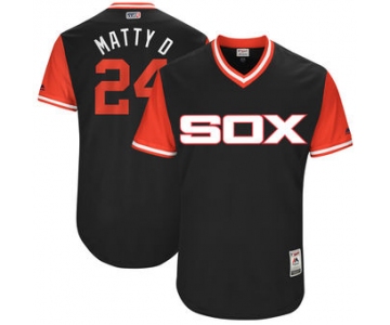 Men's Chicago White Sox Matt Davidson Matty D Majestic Black 2017 Players Weekend Authentic Jersey