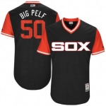 Men's Chicago White Sox Mike Pelfrey Big Pelf Majestic Black 2017 Players Weekend Authentic Jersey