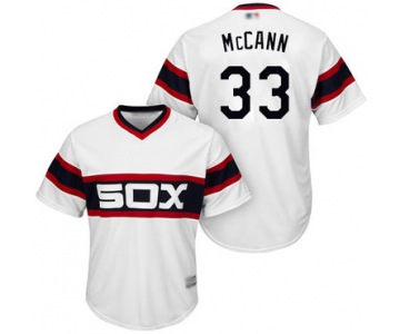 White Sox #33 James McCann White New Cool Base Stitched Baseball Jersey