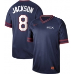 White Sox #8 Bo Jackson Navy Authentic Cooperstown Collection Stitched Baseball Jerseys