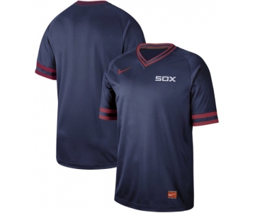 White Sox Blank Navy Authentic Cooperstown Collection Stitched Baseball Jerseys