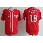 Cincinnati Reds #19 Joey Votto Red Jersey