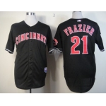 Cincinnati Reds #21 Todd Frazier 2013 Black Jersey