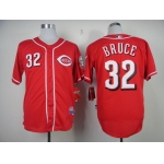 Cincinnati Reds #32 Jay Bruce Red Jersey