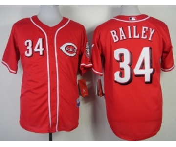 Cincinnati Reds #34 Homer Bailey Red Jersey