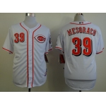 Cincinnati Reds #39 Devin Mesoraco White Jersey