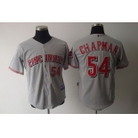Cincinnati Reds #54 Aroldis Chapman Gray Jersey