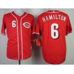 Cincinnati Reds #6 Josh Hamilton Red Jersey