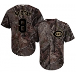 Cincinnati Reds #8 Joe Morgan Camo Realtree Collection Cool Base Stitched MLB Jersey