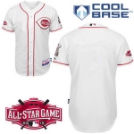 Cincinnati Reds Blank 2015 All-Star Patch White Jersey