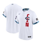 Men's Cincinnati Reds Blank 2021 White All-Star Cool Base Stitched MLB Jersey