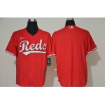 Men's Cincinnati Reds Blank Red Stitched MLB Cool Base Nike Jersey