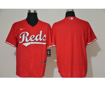 Men's Cincinnati Reds Blank Red Stitched MLB Cool Base Nike Jersey