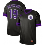 Rockies #19 Charlie Blackmon Black Authentic Cooperstown Collection Stitched Baseball Jersey