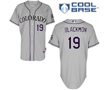 Rockies #19 Charlie Blackmon Grey Cool Base Stitched Youth Baseball Jersey