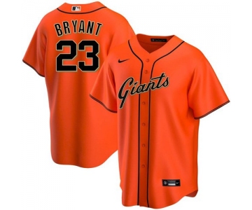 Men's San Francisco Giants #23 Kris Bryant Orange Cool Base Nike Jersey