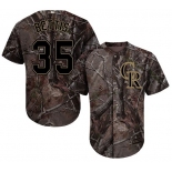 Colorado Rockies #35 Chad Bettis Camo Realtree Collection Cool Base Stitched MLB Jersey