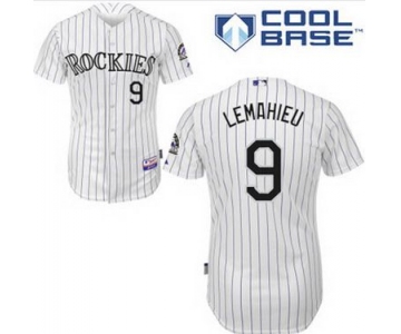 Colorado Rockies #9 DJ LeMahieu White Jersey