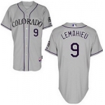 Men's Colorado Rockies #9 DJ LeMahieu Gray Jersey