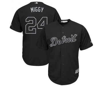 Tigers #24 Miguel Cabrera Black Miggy Players Weekend Cool Base Stitched Baseball Jersey