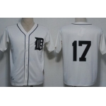 Detroit Tigers #17 Denny Mclain 1968 Cream Throwback Jersey