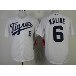 Detroit Tigers #6 Al Kaline 2013 White Jersey