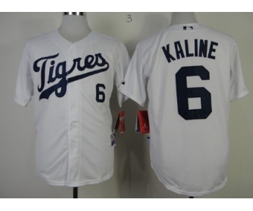 Detroit Tigers #6 Al Kaline 2013 White Jersey