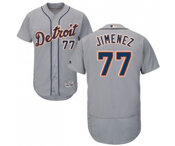 Detroit Tigers #77 Joe Jimenez Grey Flexbase Authentic Collection Stitched Baseball Jersey