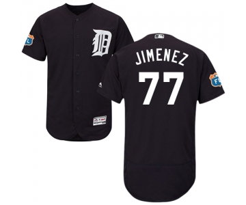 Detroit Tigers #77 Joe Jimenez Navy Blue Flexbase Authentic Collection Stitched Baseball Jersey