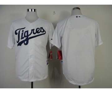 Detroit Tigers Blank 2013 White Jersey