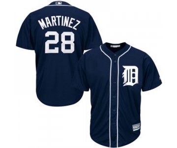 Men's Detroit Tigers #28 JD Martinez 2015 Navy Blue Jersey