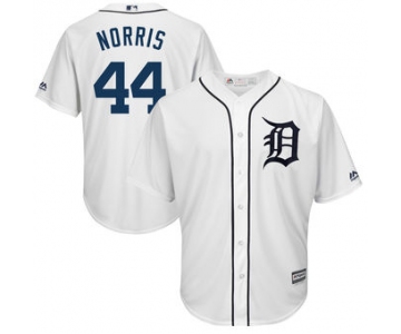 Men's Detroit Tigers 44 Daniel Norris Majestic White Cool Base Player Jersey
