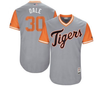 Men's Detroit Tigers Alex Wilson Dale Majestic Gray 2017 Players Weekend Authentic Jersey