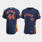 Men's Houston Astros #44 Yordan Alvarez Navy 60th Anniversary Flex Base Stitched Baseball Jersey