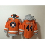 Men's Houston Astros #44 Yordan Alvarez Orange Ageless Must-Have Lace-Up Pullover Hoodie