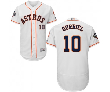 Astros #10 Yuli Gurriel White Flexbase Authentic Collection 2019 World Series Bound Stitched Baseball Jersey