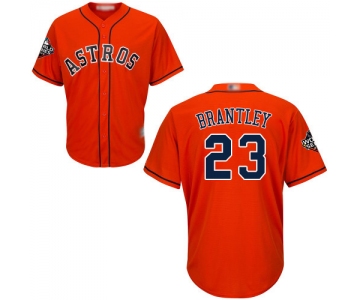 Astros #23 Michael Brantley Orange New Cool Base 2019 World Series Bound Stitched Baseball Jersey