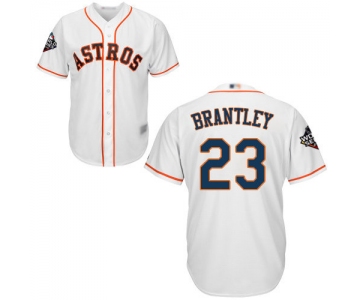 Astros #23 Michael Brantley White New Cool Base 2019 World Series Bound Stitched Baseball Jersey