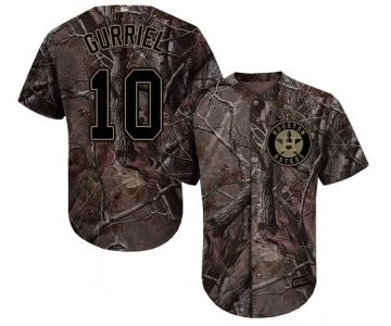 Houston Astros #10 Yuli Gurriel Camo Realtree Collection Cool Base Stitched MLB Jersey