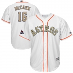 Houston Astros #16 Brian McCann White 2018 Gold Program Cool Base Stitched MLB Jersey