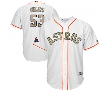 Houston Astros #53 Ken Giles White 2018 Gold Program Cool Base Stitched MLB Jersey