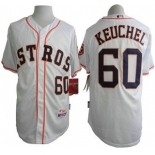 Houston Astros #60 Dallas Keuchel White Jersey