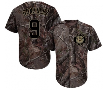 Houston Astros #9 Marwin Gonzalez Camo Realtree Collection Cool Base Stitched MLB Jersey