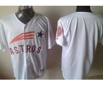 Houston Astros Blank 1972 White Jersey