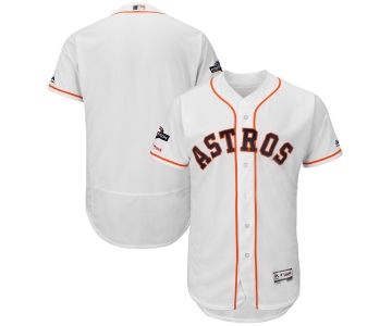 Houston Astros Majestic 2019 Postseason Authentic Flex Base Player White Jersey