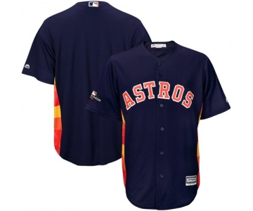 Houston Astros Majestic 2019 Postseason Official Cool Base Player Navy Jersey