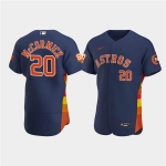 Men's Houston Astros #20 Chas McCormick Navy 60th Anniversary Flex Base Stitched Baseball Jersey