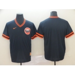 Men's Houston Astros Blank Navy Throwback Jersey