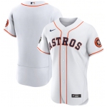 Men's Houston Astros Blank White 2022 World Series Flex Base Stitched Baseball Jersey