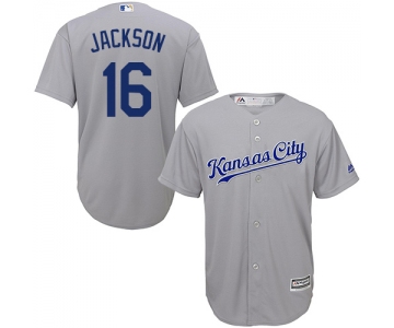 Royals #16 Bo Jackson Grey Cool Base Stitched Youth Baseball Jersey